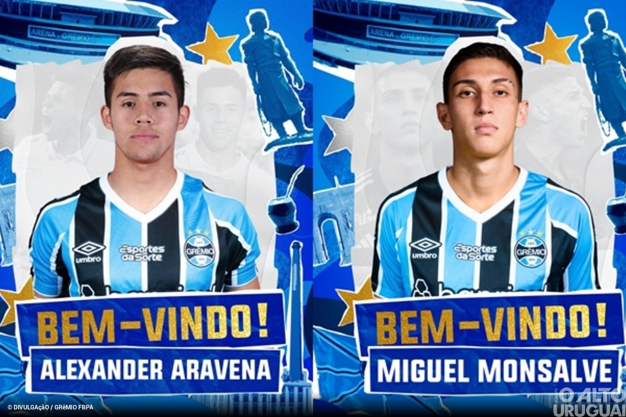 GRÊMIO REALIZA CONTRATAÇÃO DE MONSALVE E ARAVENA  E REAPRESENTA-SE DIEGO COSTA