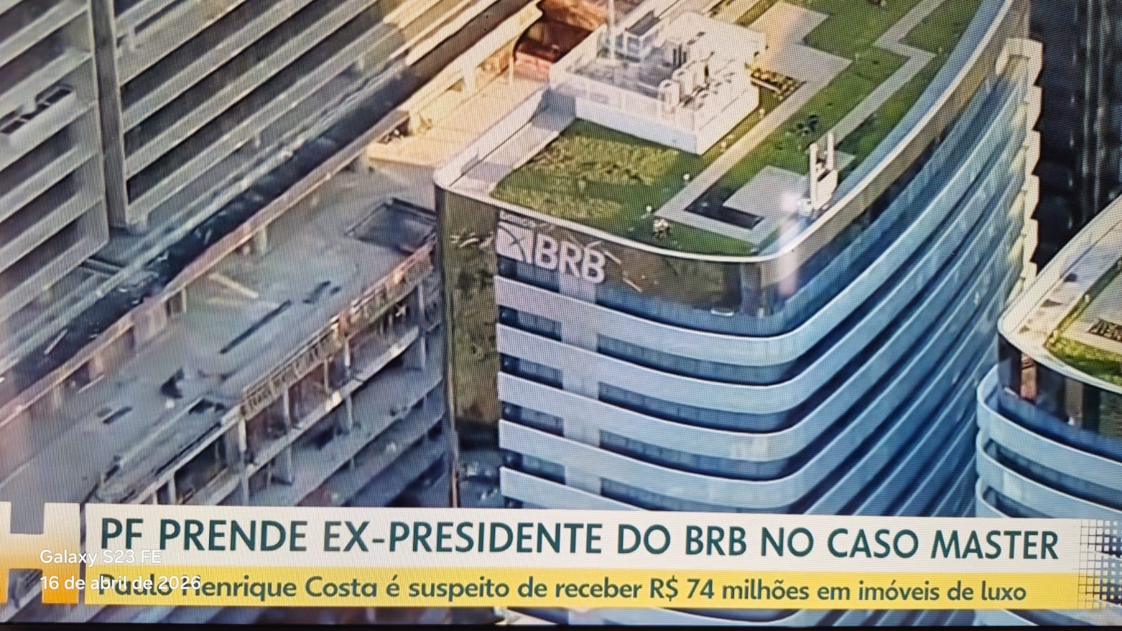 PF PRENDE O  EX- PRESIDENTE DO BANCO BRB, PAULO HENRIQUE COSTA  SUSPEITO DE ENVOLVIMENTO NO CASO MASTER