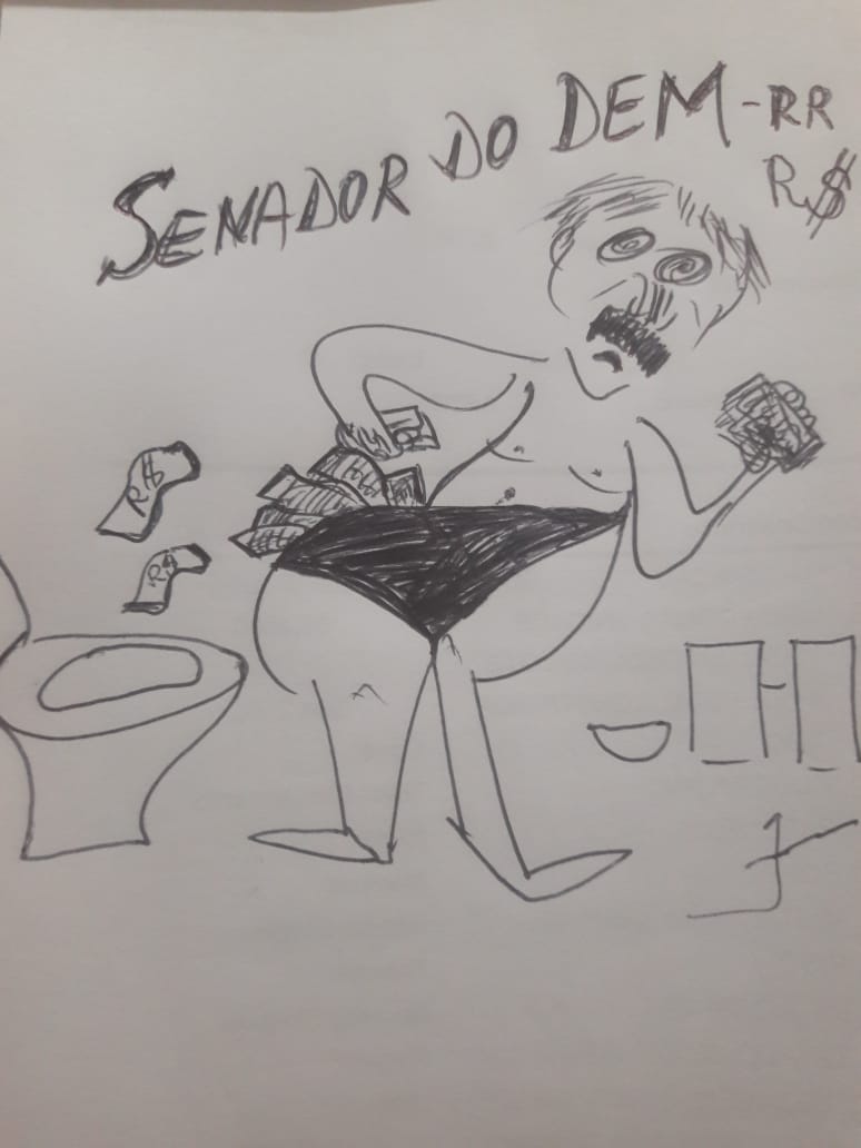 Senador da cueca recheada  de grana desviada dos cofres públicos pode ser expulso do DEM