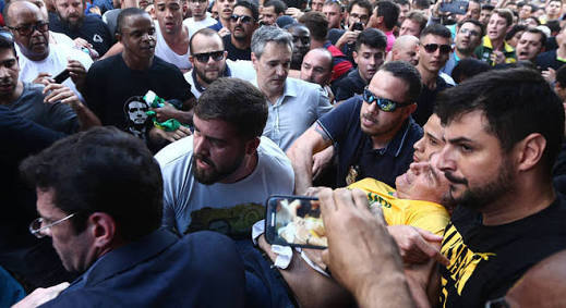Jair Bolsonaro (PSL), sofre atentado em Minas Gerais