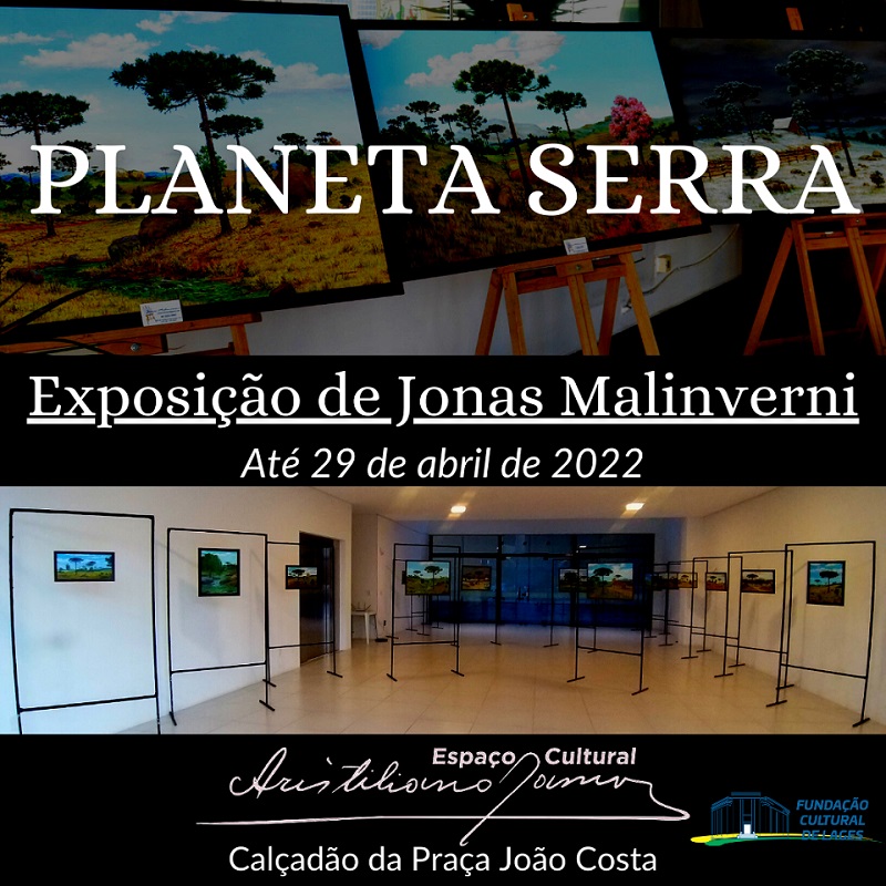 EXPOSIÇÃO COM OBRAS DE JONAS MALINVERNI