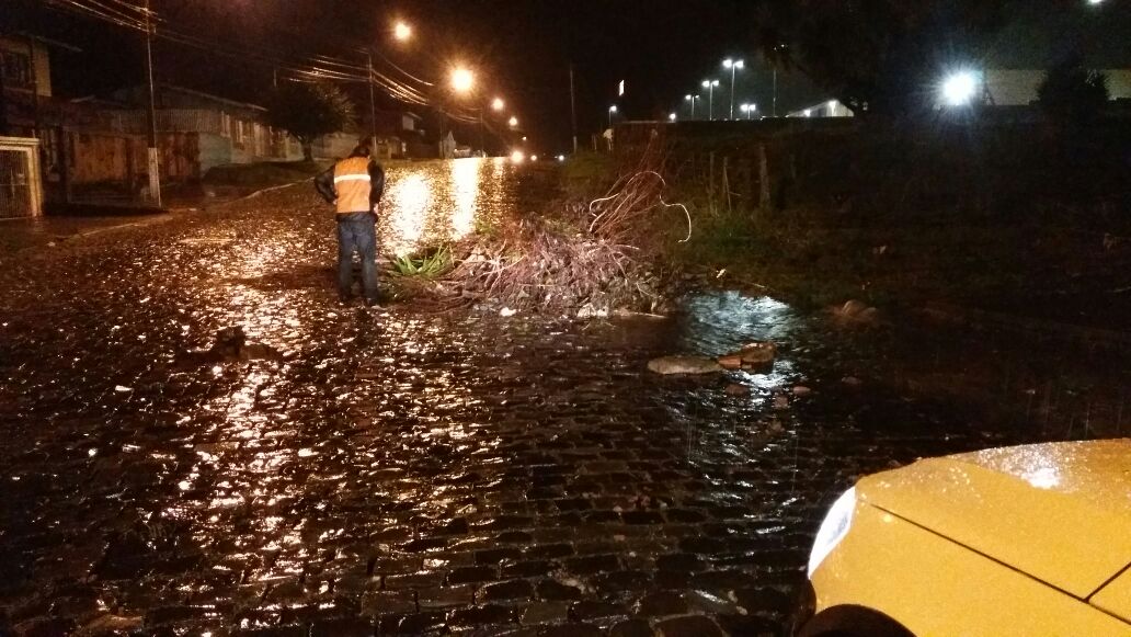 Lages (SC), uma das cidades mais atingidas pelas chuvas em  SC