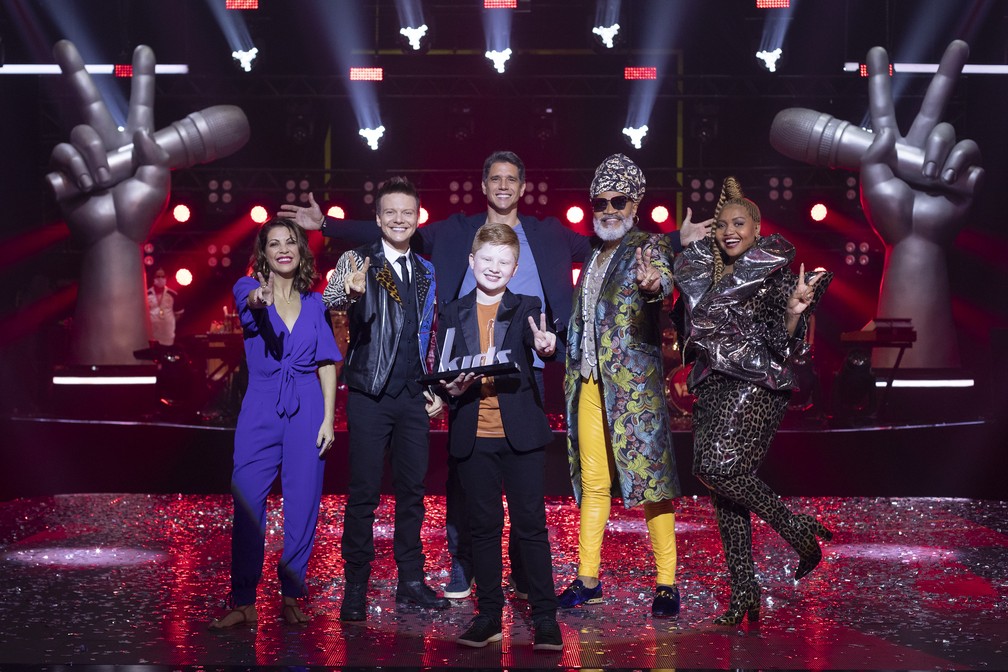 Gustavo Bardim é Campeão do The Voice Kids  2021