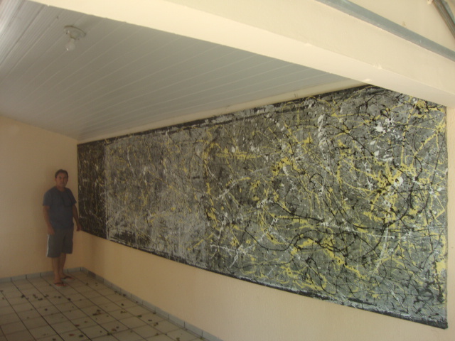Juan Godoy e seu enigmático quadro Neo-Impressionista Abstrato: \"Lava-Jato\"