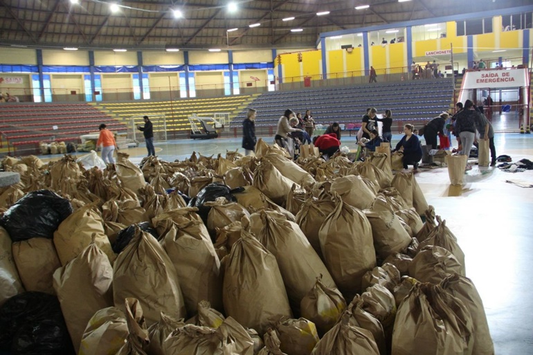 Chuvas em Lages (SC): solidariedade para amenizar a dor